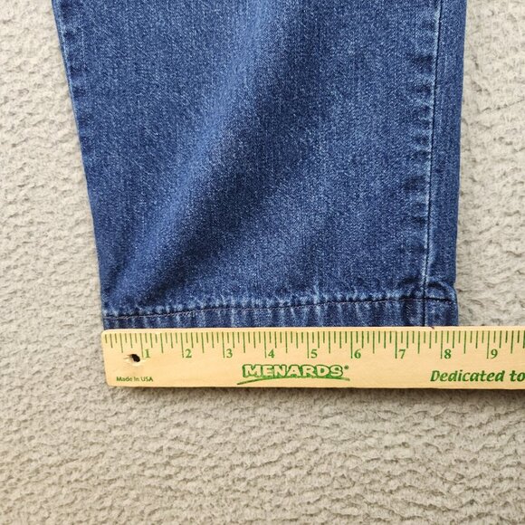 Haggar Pants Mens 34x29 Blue Denim Comfort Waist Classic Fit Jeans 100% Cotton - Picture 5 of 8